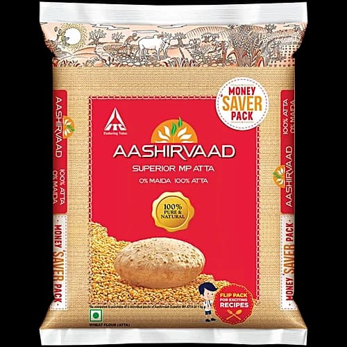 Aashirvaad Atta Whole Wheat 5 kg Pouch