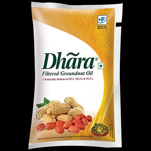 Dhara Oil Groundnut 1 l Pouch