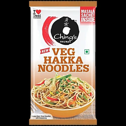 Chings Secret Veg Hakka Noodles 150 g Pouch