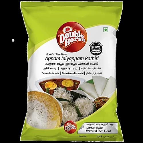 Double Horse Appam Idiyappam Pathiri 500 g Pouch
