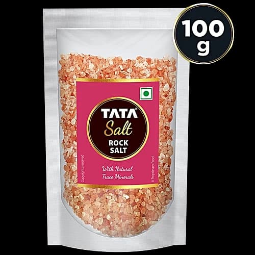 Tata Salt Rock Salt Refill Pink 100 g Pouch