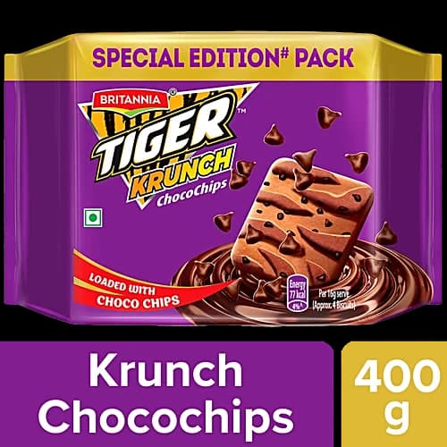 Britannia Tiger Krunch Biscuits 400 g