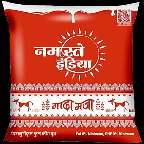 Namaste India Pasteurised Full Cream Milk 500 ml