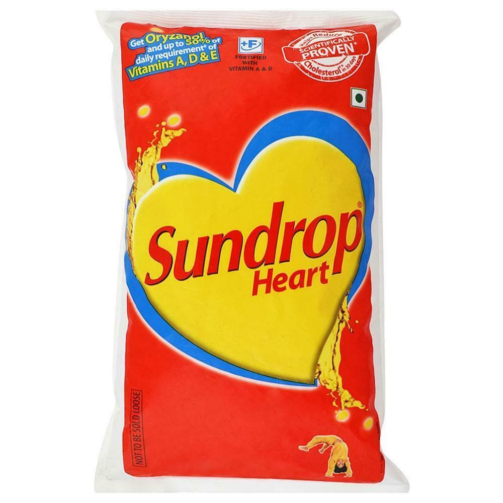 Sundrop Heart Rice Bran Based Blended Oil 910 g