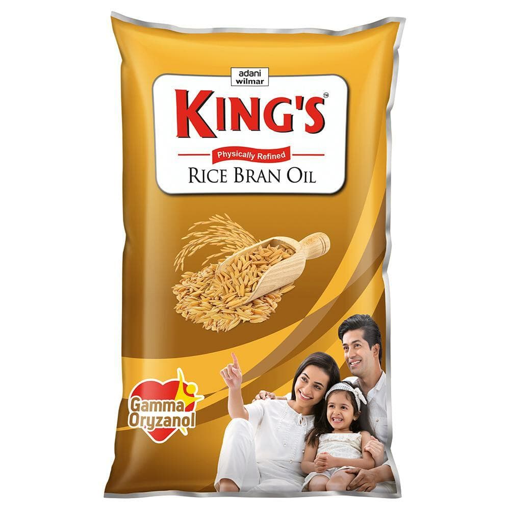 King's Physically Refined Rice Bran Oil 840 g