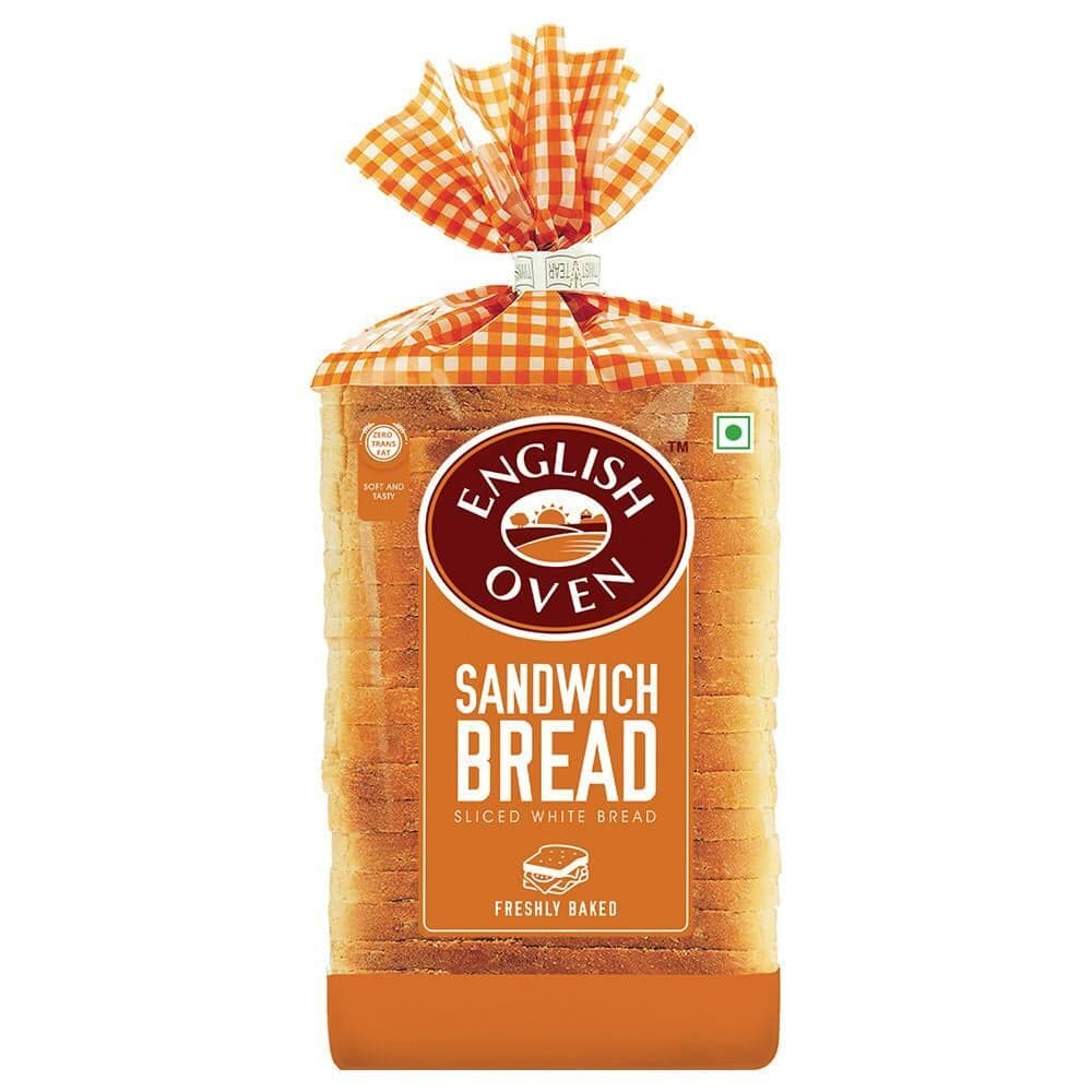 English Oven Sandwich Sliced White Bread 400 g