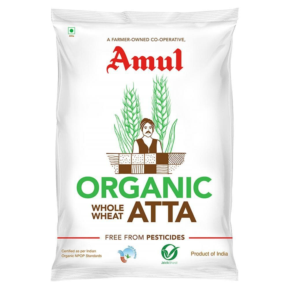 Amul Organic Whole Wheat Atta 5 kg