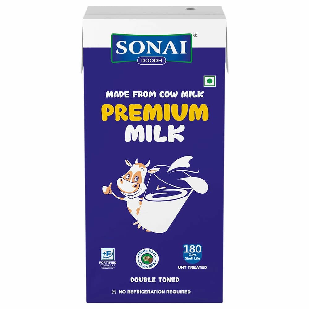 Sonai Doodh Premium Double Toned Milk 1 L (Tetra Pak)