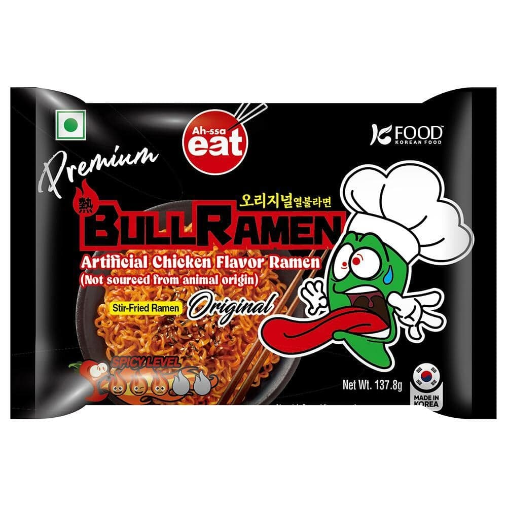 Ah Ssa Eat Premium Bull Ramen Hot Chicken Ramen 137.8 g