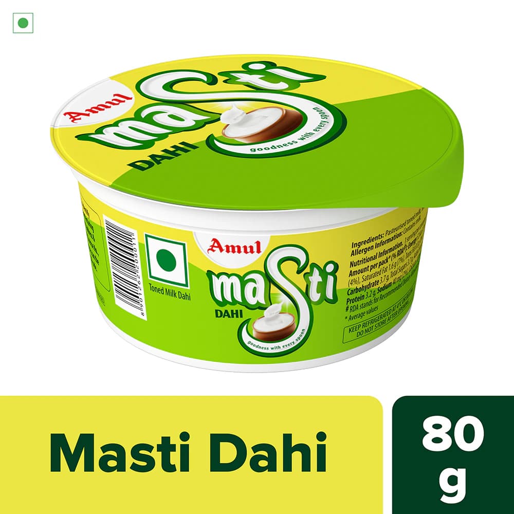Amul Masti Dahi 80 g (Cup)