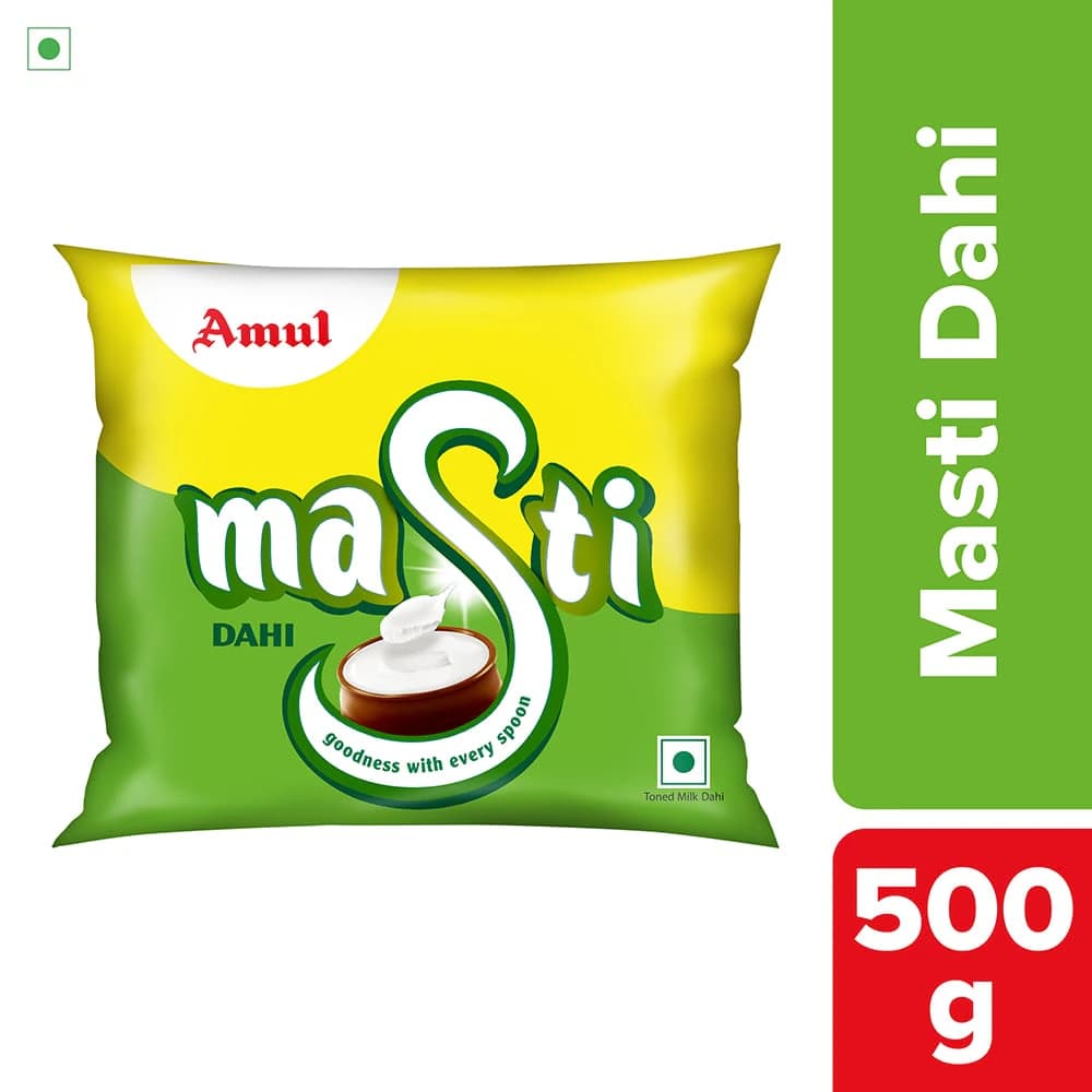 Amul Masti Dahi 500 g (Pouch)