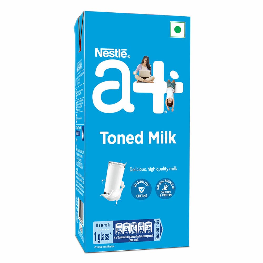 Nestle a+ Nourish Toned Milk 1 L (Tetra Pak)