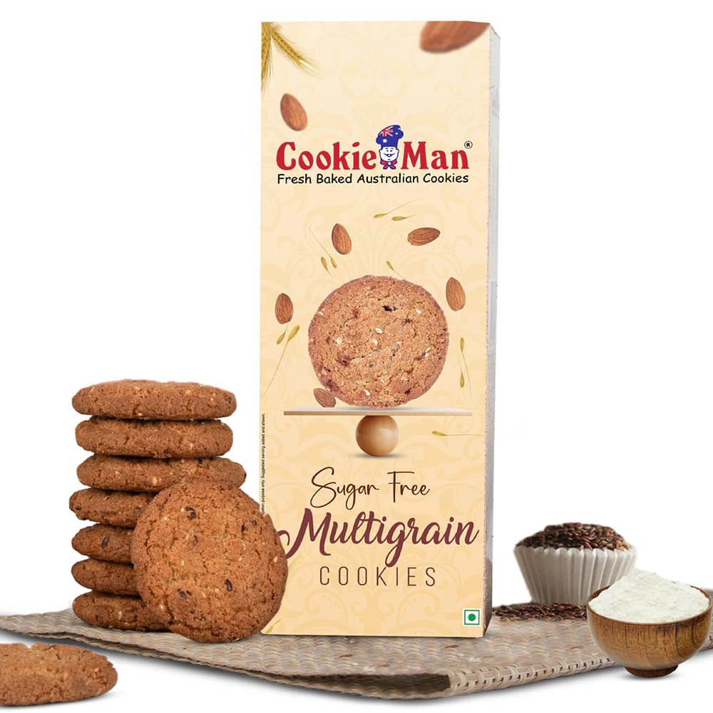 Cookieman Sugar-Free Multigrain Protein Cookies 150 g