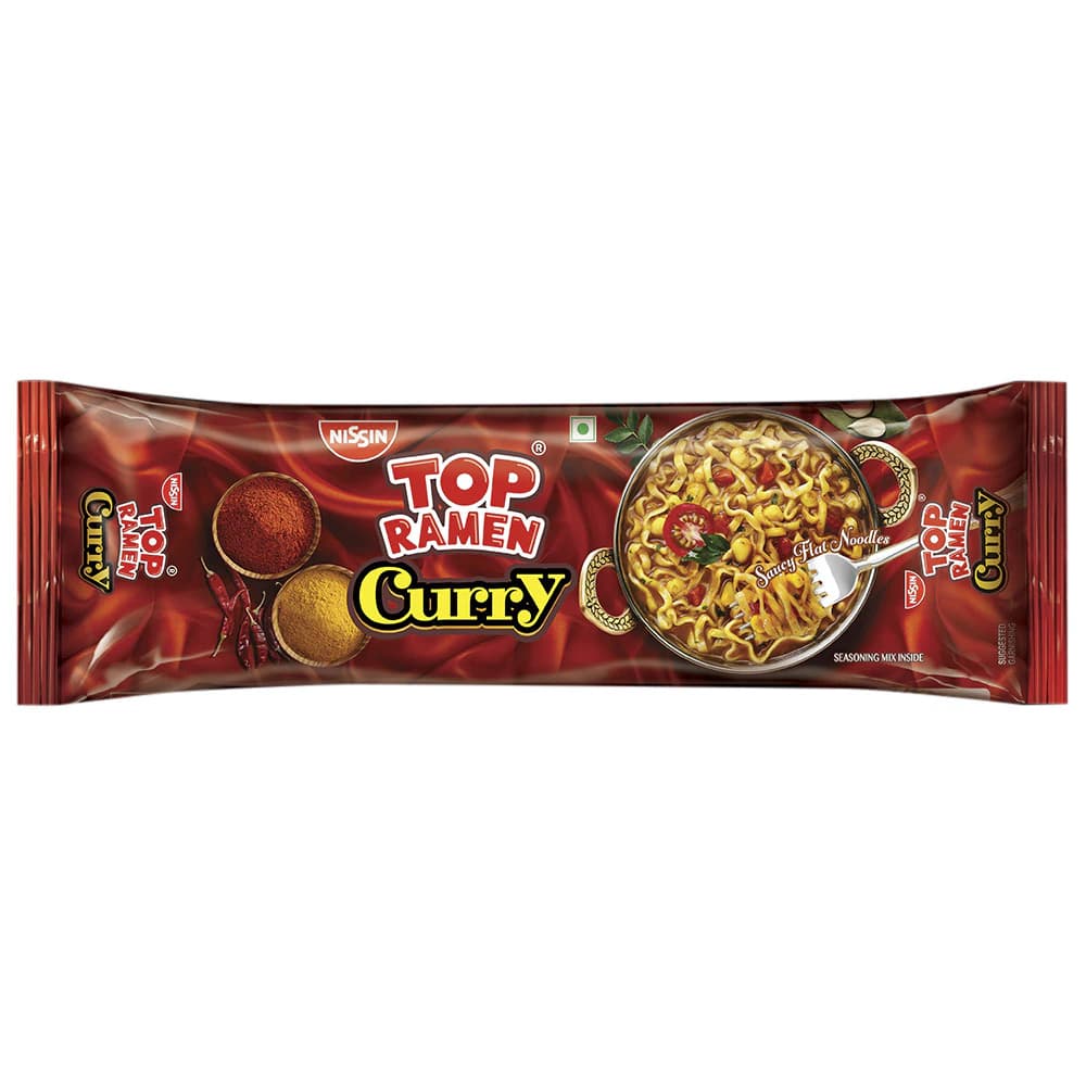 Top Ramen Nissin Curry Flat Noodles 420 g