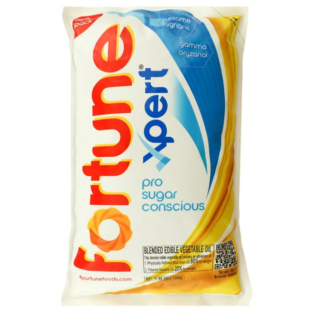 Fortune Xpert Pro Sugar Conscious Blended Vegetable Oil 1 L