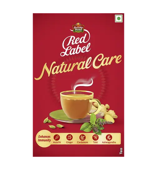 Red Label Natural Care Tea, with 5 Ayurvedic Ingredients 500 g x 2