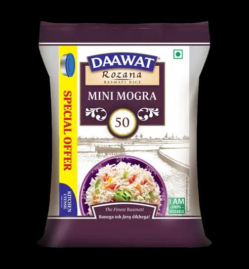 Daawat Sehat Mini Mogra Basmati Rice (Broken) 5 kg x 2
