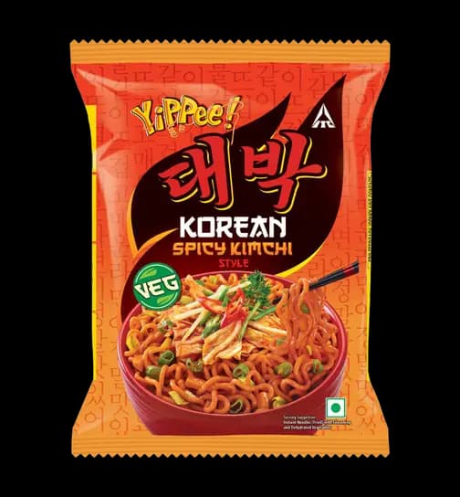 Sunfeast Yippee Korean Noodles Spicy Kimchi 75 g x 2