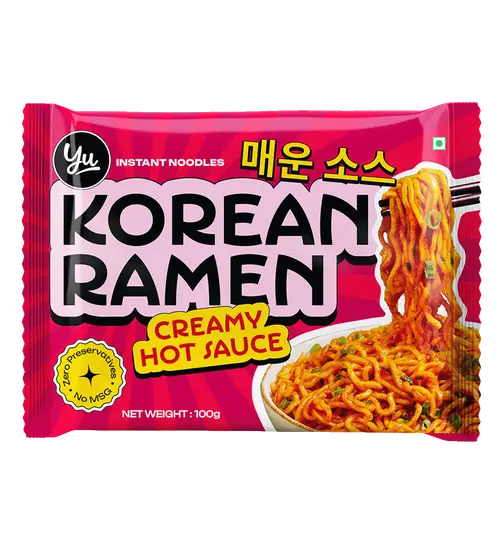 Yu Creamy Hot Sauce - Korean Ramen Noodles 100 g x 3