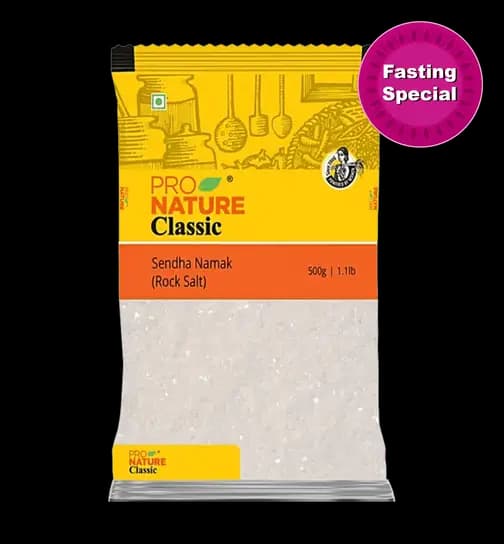 Pro Nature Organic Classic Organic Rock Salt (Sendha Namak) 500 g