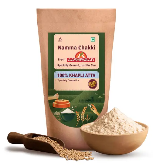 Aashirvaad Namma Chakki 100 Khapli Atta 5 kg