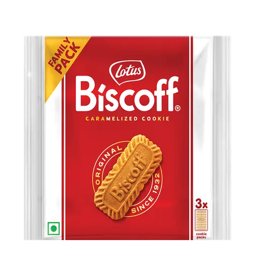 Lotus Biscoff Original Caramelized Cookie Family Pack 225gm 225 g x 3