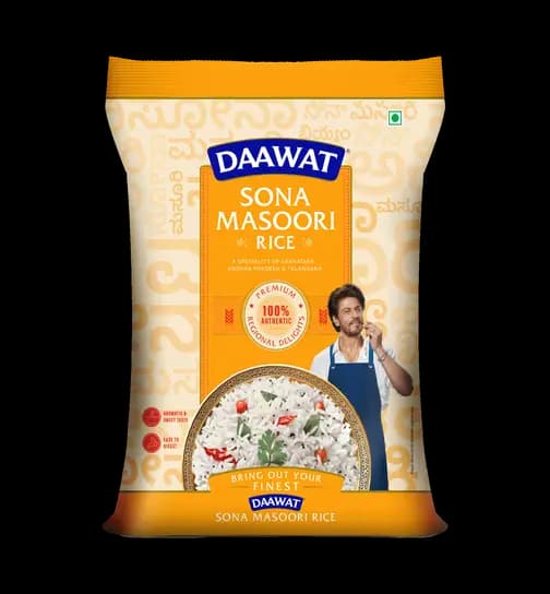 Daawat Sona Masoori Rice 5 kg
