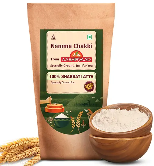 Aashirvaad Namma Chakki,, 100% Sharbati atta | Specially ground after order 5 kg