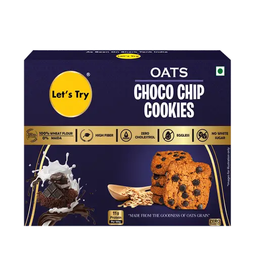 Let's Try Oats Choco Chip Cookies 226 g