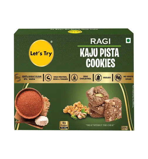 Let's Try Ragi Kaju Pista Cookies 113 g