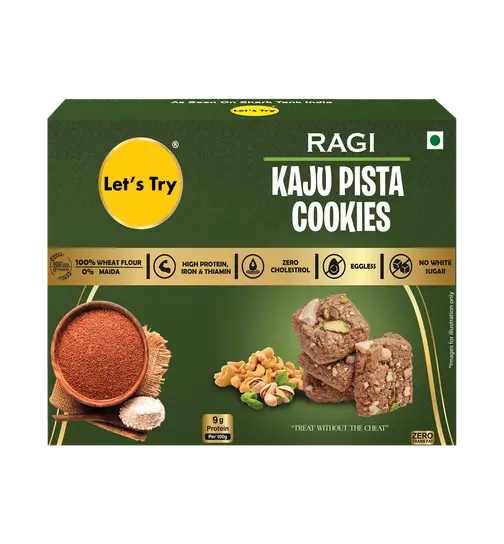Let's Try Ragi Kaju Pista Cookies 226 g
