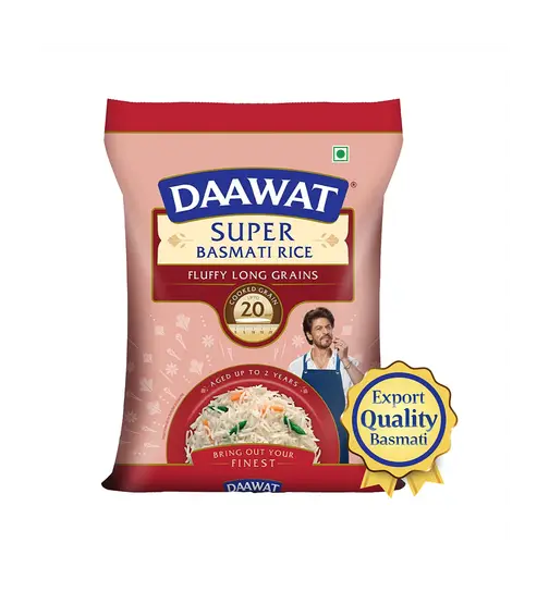 DAAWAT Super Long Grain Basmati Rice 5 kg x 2