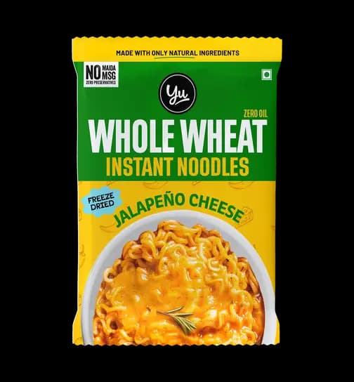Yu Jalapeno Cheese -100% Whole Wheat Instant Noodles 70 g x 2