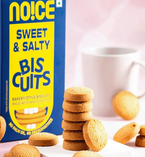 NOICE Sweet & Salty Biscuits (Zero Palm Oil Cookies) 200 g x 2