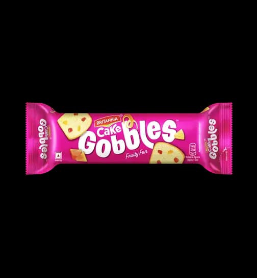 Britannia Gobbles Bar Cake Fruity Fun 110 g x 3