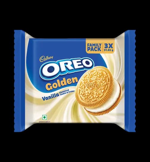 Cadbury Oreo Golden Vanilla Flavoured Cookie & Creme 275.55 g x 2
