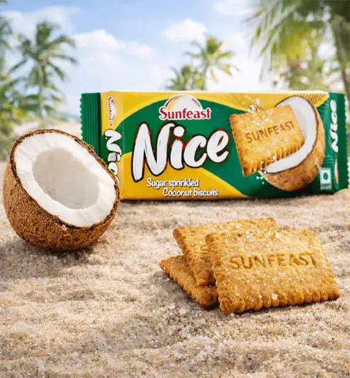 Sunfeast Nice Sugar Sprinkled Biscuits 64 g