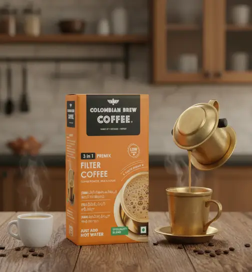 Colombian Brew Coffee Filter Coffee Premix 100 g