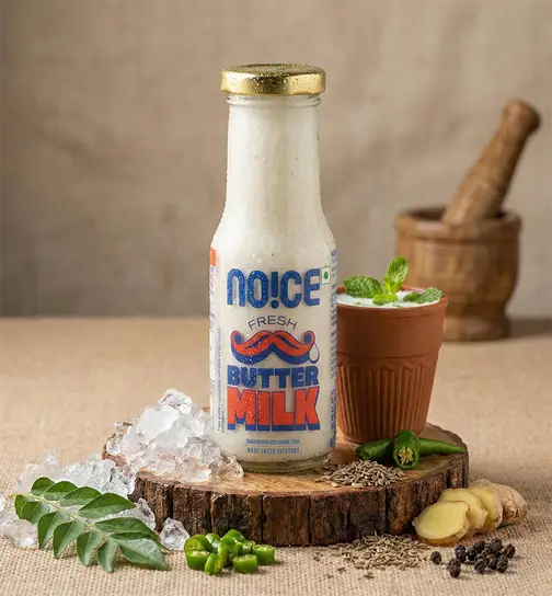 NOICE Fresh Masala Buttermilk (Homestyle) 200 ml x 3