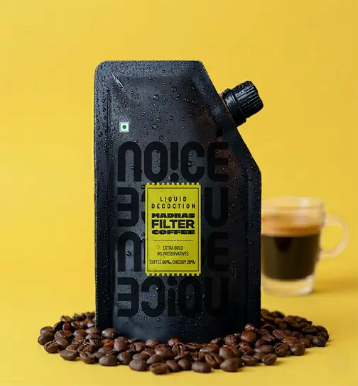 NOICE Liquid Decoction Madras Filter Coffee | Coffee 80%, Chicory 20% (No Preservatives) 200 ml