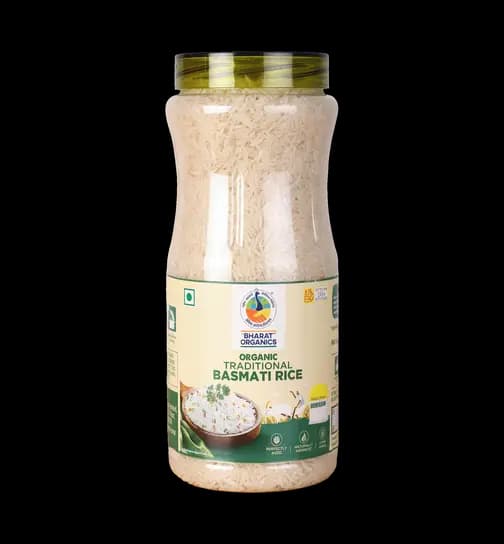 Bharat Organics Organic Traditional Basmati Rice 1 kg