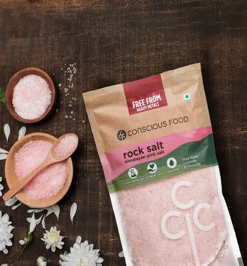 Conscious Food Himalayan Pink Salt / Sendha Namak 1 kg