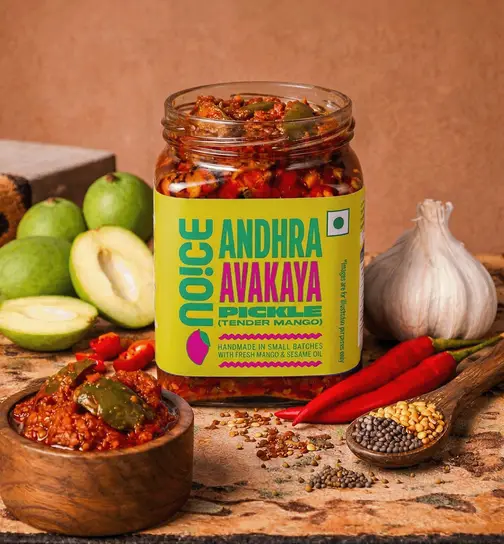 NOICE Andhra Avakaya Pickle (Homestyle & No preservatives) 200 g