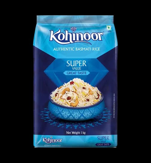 Kohinoor Super Value Extra Long Basmati Rice (Biryani Special) 1 kg