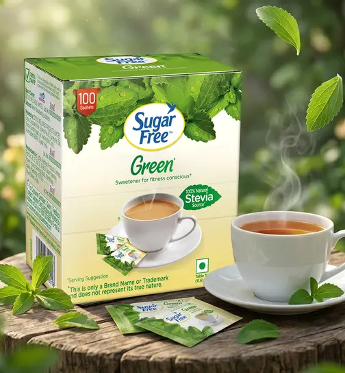 Sugar Free Green 100% Natural Made from Stevia 75 g