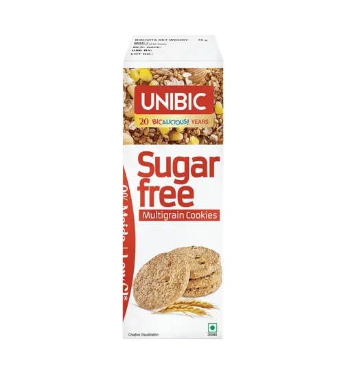 Unibic Sugar Free Multigrain Cookies - No Maida 75 g