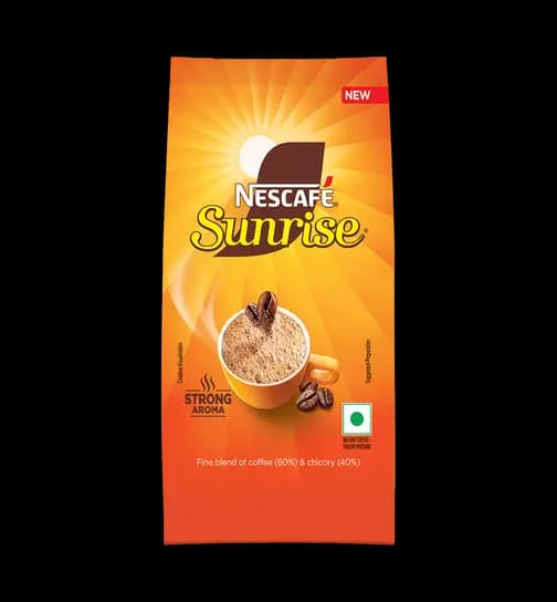 Nescafe Sunrise Instant Coffee Powder, Rich Aroma, Coffee-Chicory Mix, Stabilo 190 g