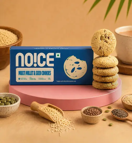 NOICE Premium Millet Cookies (Zero Palm Oil Biscuits) 100 g x 2