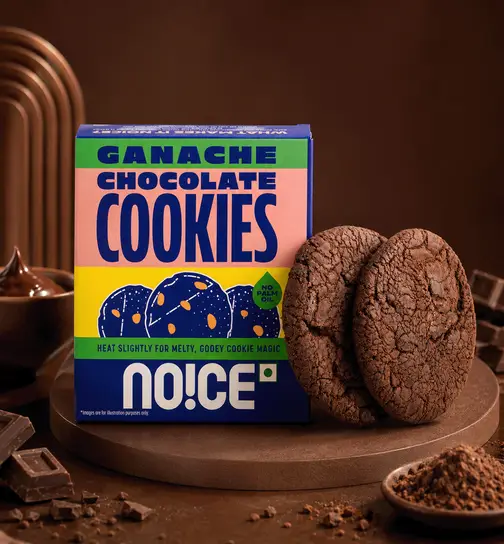 NOICE Ganache Chocolate Cookies (Zero Palm Oil Biscuits) 80 g x 2