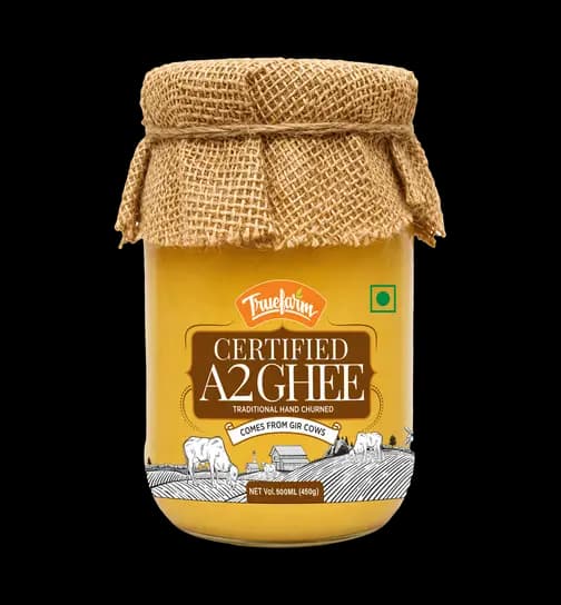 Truefarm Certified A2 Ghee Pack 500 ml